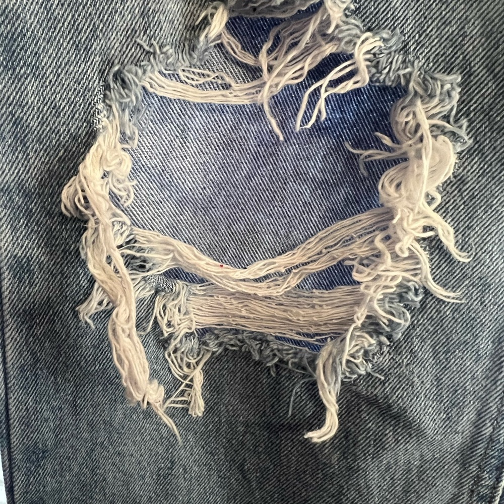 George Ripped Light Blue Jeans - Picture 5 of 9